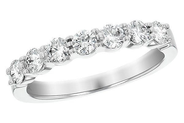 A120-88174: LDS DIA WED RG .75 TW (7 STONES)