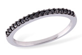 A212-71792: LDS WED RG .16 TW BLACK DIAS