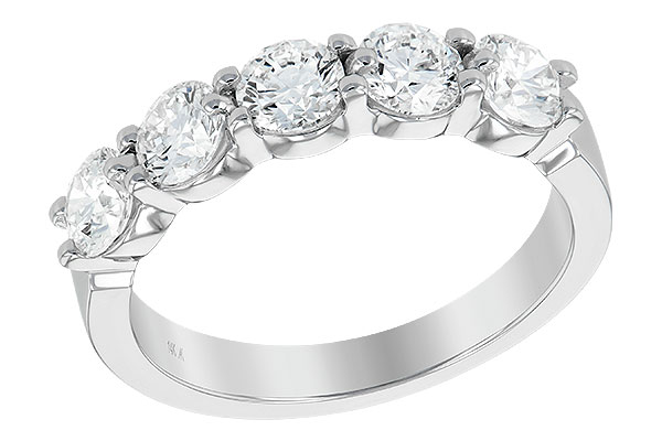 A213-61774: LDS DIA WED RG 1.50 TW (5 STONES)