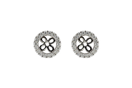 A215-40829: EARRING JACKETS .24 TW (FOR 0.75-1.00 CT TW STUDS)