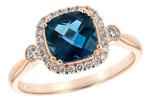 A217-19929: LDS RG 1.62 LONDON BLUE TOPAZ 1.78 TGW (7MM LBT)