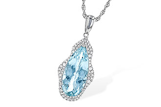 A218-15392: NECK 3.97 AQUAMARINE 4.20 TGW