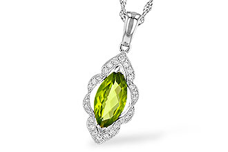 A218-15429: NECK .94 PERIDOT 1.05 TGW