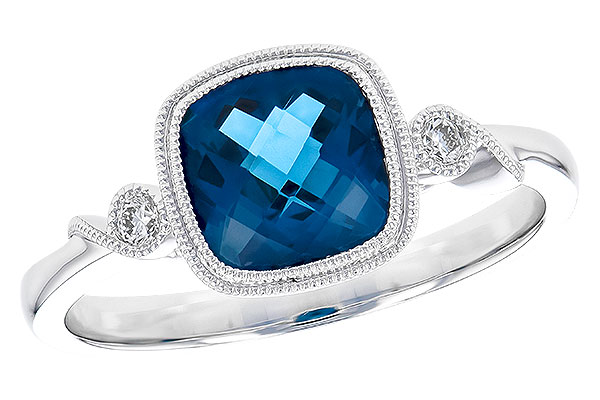A301-73547: LDS RG 1.70 LONDON BLUE TOPAZ 1.75 TGW