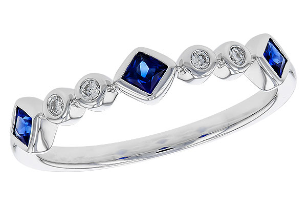 A302-69001: LDS WED RG .25 SAPPHIRE .30 TGW