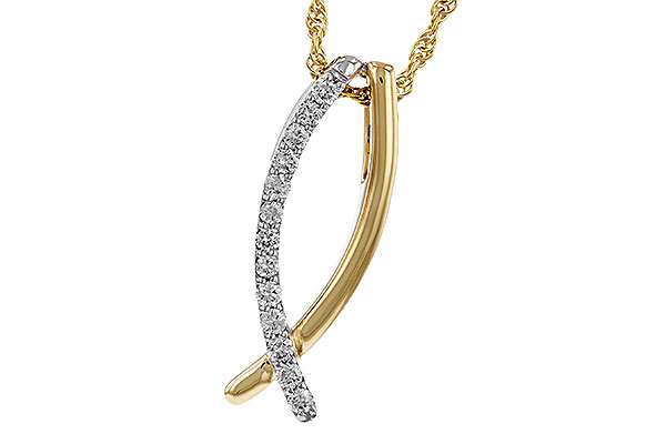A302-71747: NECKLACE .25 TW