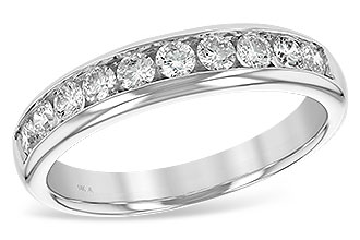 B120-88156: LDS WED RG .50 TW (10 STONES)