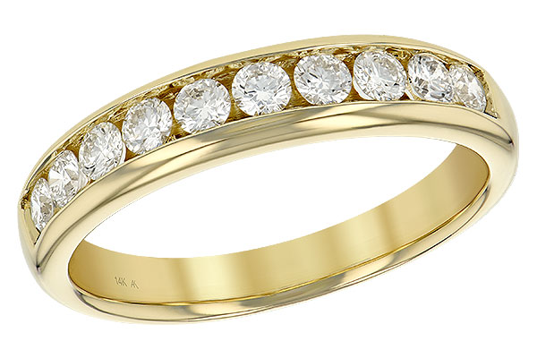 B120-88156: LDS WED RG .50 TW (10 STONES)