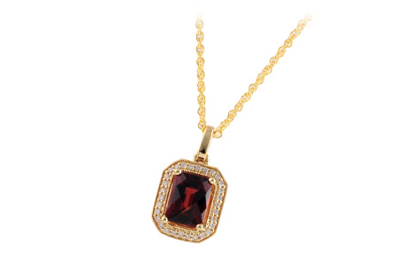 B215-39083: NECK 1.93 GARNET 2.04 TGW