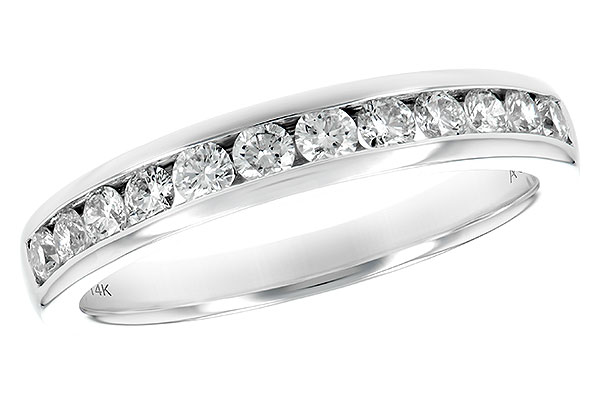 B216-35419: LDS WED RG .50 TW (12 STONES)