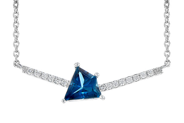 B218-16283: NECK .87 LONDON BLUE TOPAZ .95 TGW