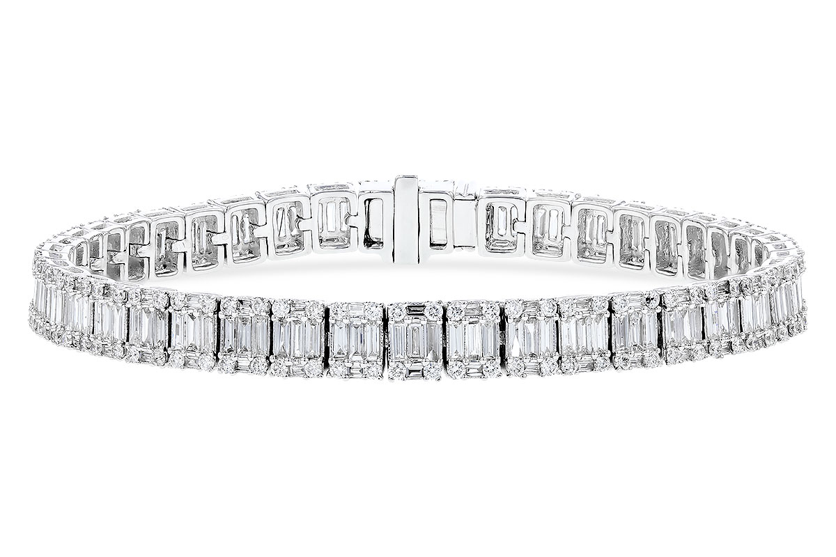 B301-75419: BRACELET 2.72 TW BAGUETTES 4.10 TW