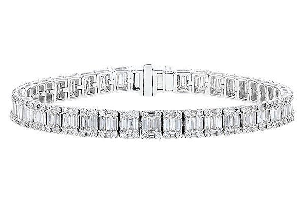 B301-75419: BRACELET 2.72 TW BAGUETTES 4.10 TW