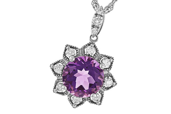 B301-78174: NECK 1.70 AMETHYST 1.87 TGW (8MM RD)