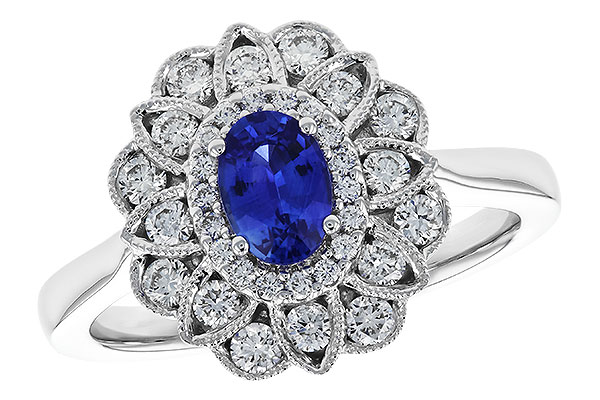 B301-80847: LDS RG .60 TW SAPPHIRE 1.12 TGW (6x4MM SAPP)