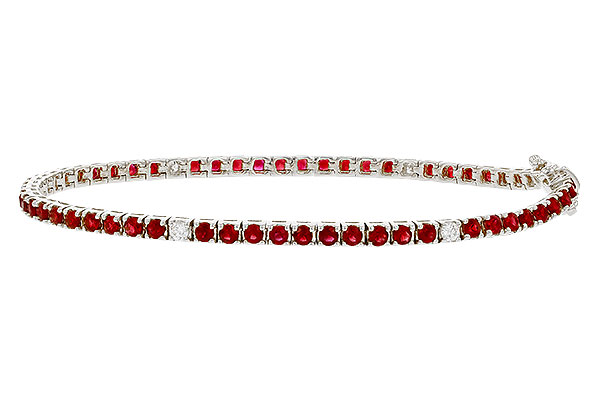 B302-65447: BRACELET 3.04 RUBY 3.29 TGW (7")