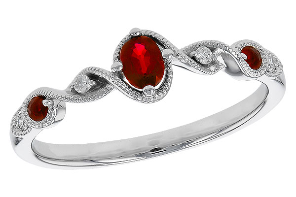 B302-66338: LDS RG .27 TW RUBY .31 TGW