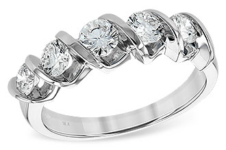 C120-88174: LDS WED RG 1.00CT TW