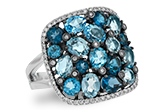 C215-41756: LDS RG 3.67 BLUE TOPAZ 3.94 TGW