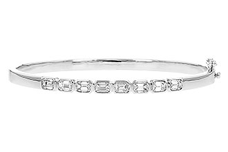 C301-76319: BANGLE 2.00 TW EMERALD CUTS