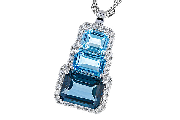 C301-76347: NECK 2.48 TW BLUE TOPAZ 2.64 TGW