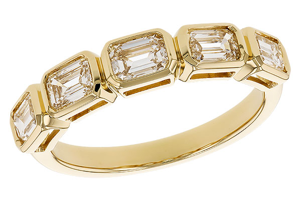 C301-78174: LDS DIA WED RG 1.20 TW EMERALD CUTS