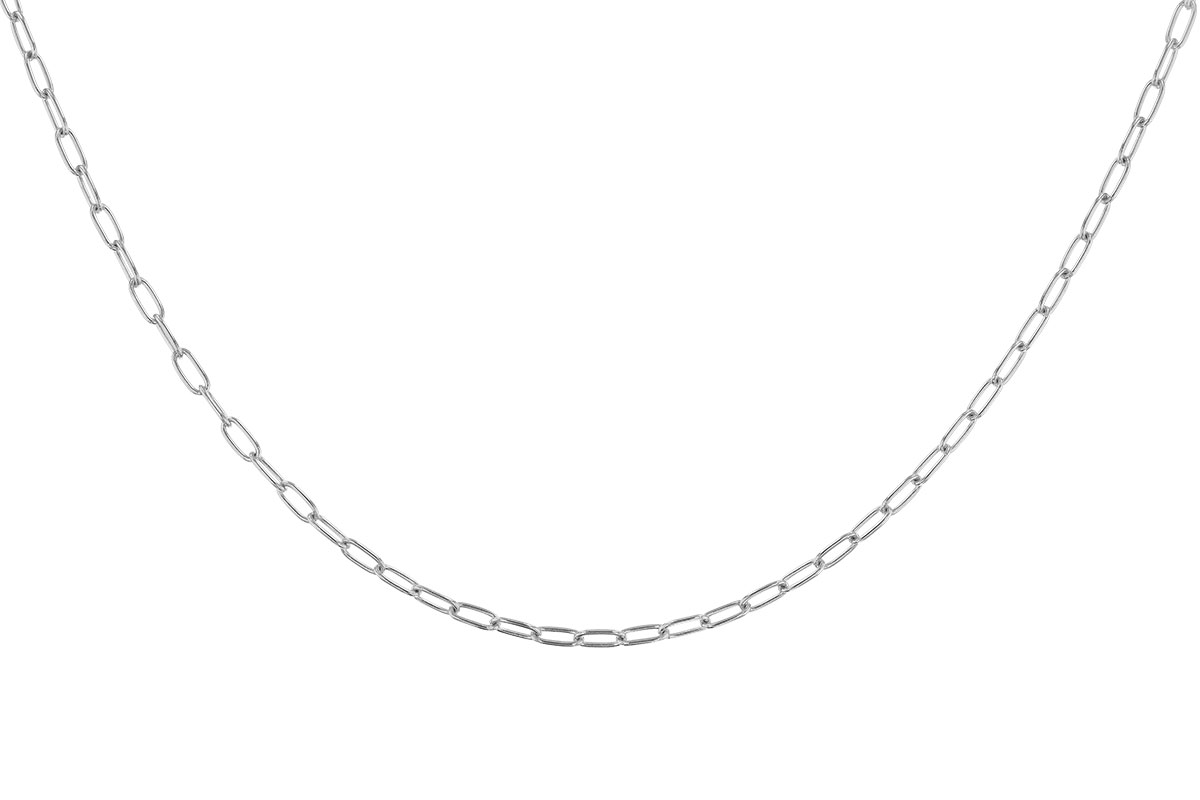 C301-79056: PAPERCLIP SM (18IN, 2.40MM, 14KT, LOBSTER CLASP)