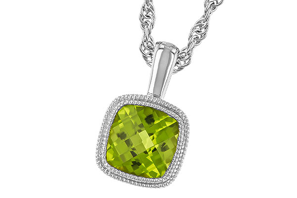 C301-79083: NECKLACE .95 CT PERIDOT