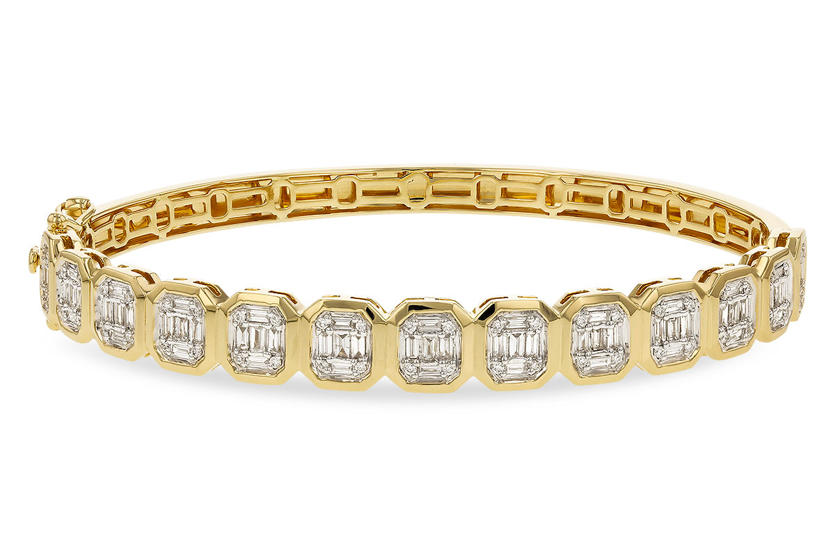 C302-64519: BANGLE .81 TW BAGUETTE 1.00 TW