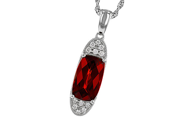 C302-70828: NECK 2.45 GARNET 2.55 TGW