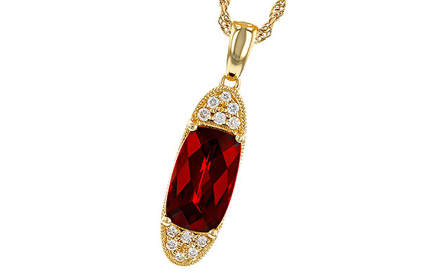 C302-70828: NECK 2.45 GARNET 2.55 TGW