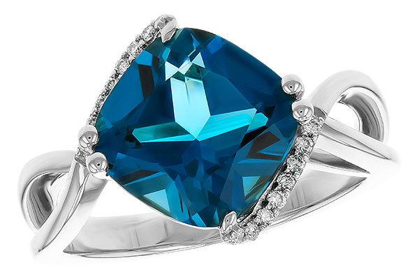 C302-70865: LDS RG 4.42 LONDON BLUE TOPAZ 4.50 TGW (10MM LBT)