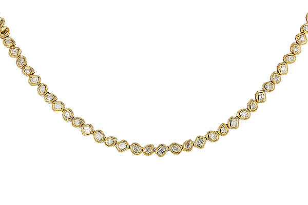 C302-71801: NECKLACE 2.25 TW FANCY CUT DIAS (17.25")