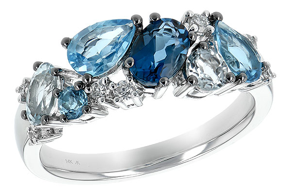 D217-19083: LDS RG 2.05 BLUE TOPAZ 2.16 TGW