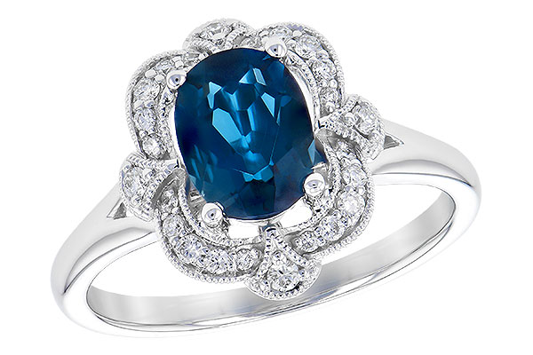 D300-89028: LDS RG 1.35 LONDON BLUE TOPAZ 1.50 TGW