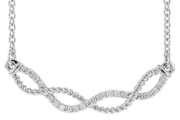 D301-74501: NECKLACE .12 TW (18")