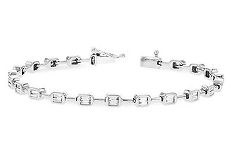 D301-78128: BRACELET .90 TW BAGUETTE