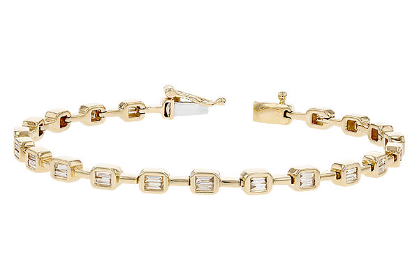 D301-78128: BRACELET .90 TW BAGUETTE