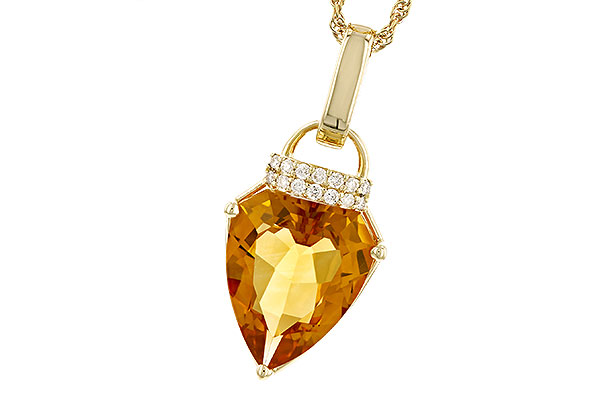 D301-79983: NECKLACE 3.12 CITRINE 3.18 TGW (12x10MM CIT)