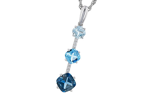 D302-65428: NECK 1.87 TW BLUE TOPAZ 1.90 TGW