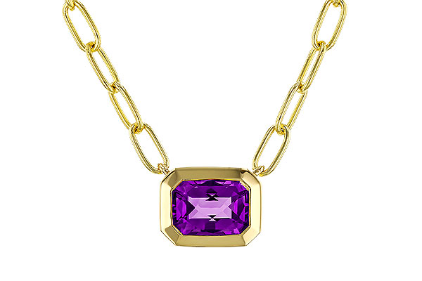D302-69983: NECKLACE .82 AMETHYST (18")