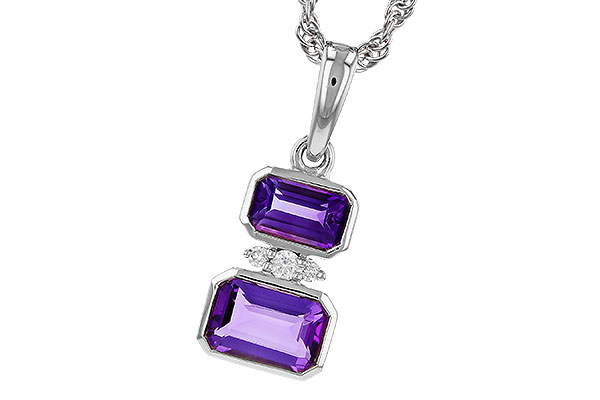 D302-72665: NECK .72 TW AMETHYST .75 TGW