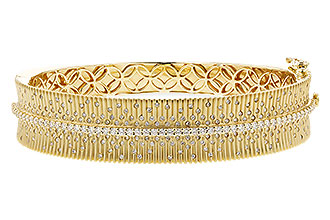 E212-64510: BANGLE BRACELET 1.94 TW (63X54MM)