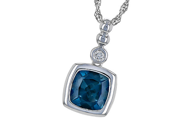 E218-12646: NECK 1.50 LONDON BLUE TOPAZ 1.54 TGW