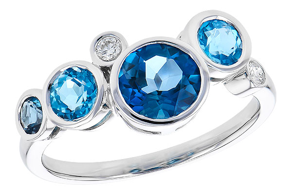 E300-89065: LDS RG 1.40 TW BLUE TOPAZ 1.45 TGW