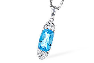 E301-73574: NECK 2.02 BLUE TOPAZ 2.12 TGW