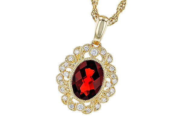 E301-75419: NECK 1.40 GARNET 1.54 TGW (8x6MM GAR)