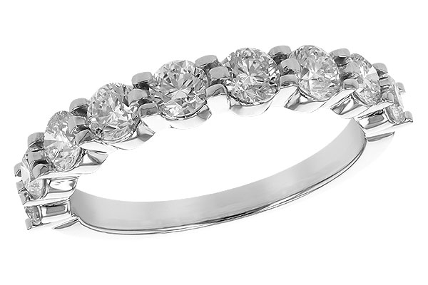 E301-77219: LDS WED RG 1.50 TW (9 STONES)