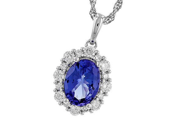 E301-77265: NECK 1.02 TANZANITE 1.32 TGW (8x6 OVAL)