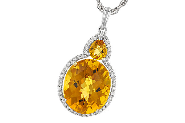 E301-78128: NECK 5.70 TW CITRINE 5.85 TGW (13x11 OVAL)